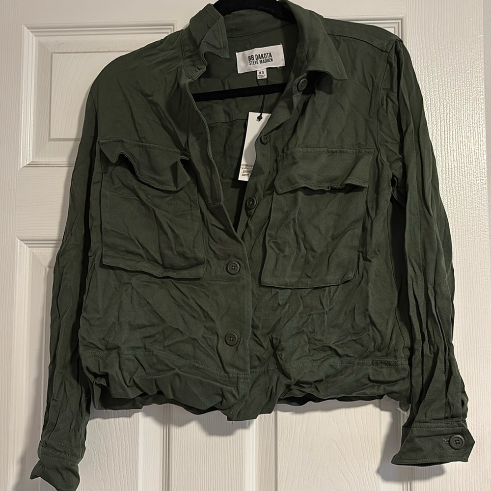 BB Dakota Steve Madden army green jacket